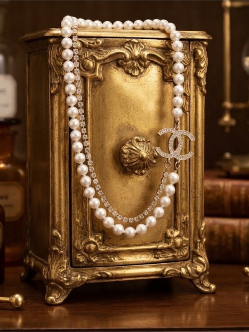 Brand new fashion, pearl neck